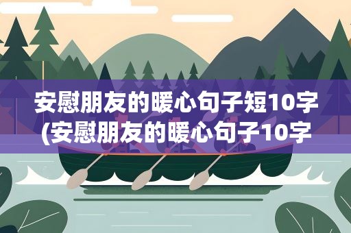 安慰朋友的暖心句子短10字(安慰朋友的暖心句子10字内)