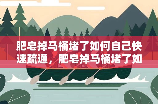 肥皂掉马桶堵了如何自己快速疏通，肥皂掉马桶堵了如何自己快速疏通蹲便