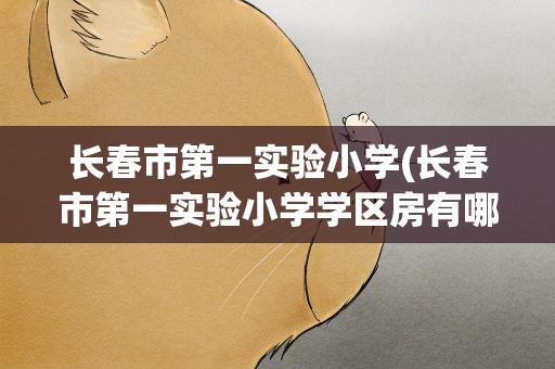 长春市第一实验小学(长春市第一实验小学学区房有哪些)