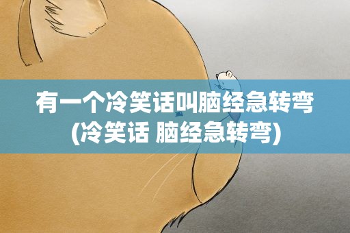有一个冷笑话叫脑经急转弯(冷笑话 脑经急转弯)
