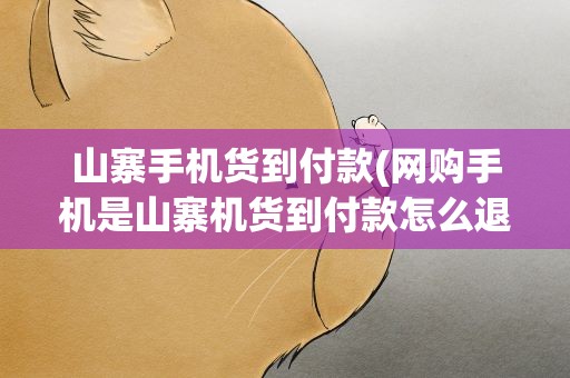 山寨手机货到付款(网购手机是山寨机货到付款怎么退货)
