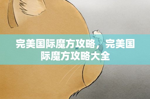 完美国际魔方攻略，完美国际魔方攻略大全