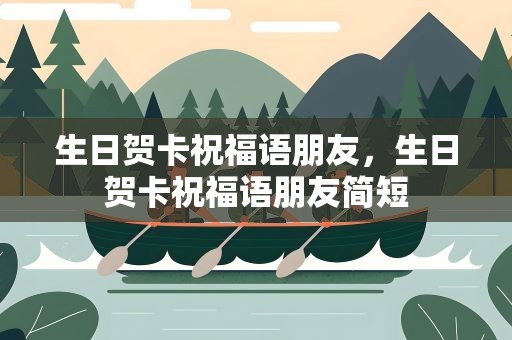 生日贺卡祝福语朋友，生日贺卡祝福语朋友简短