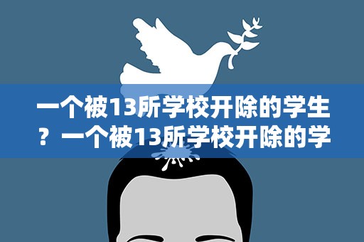 一个被13所学校开除的学生？一个被13所学校开除的学生视频