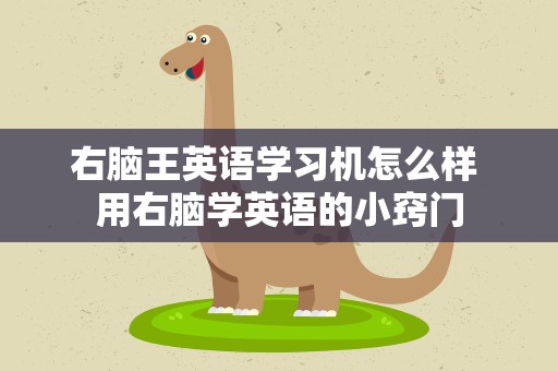 右脑王英语学习机怎么样 用右脑学英语的小窍门
