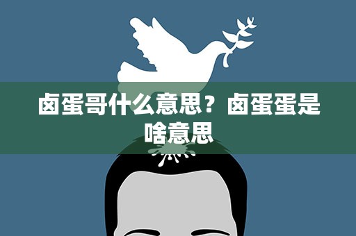 卤蛋哥什么意思？卤蛋蛋是啥意思