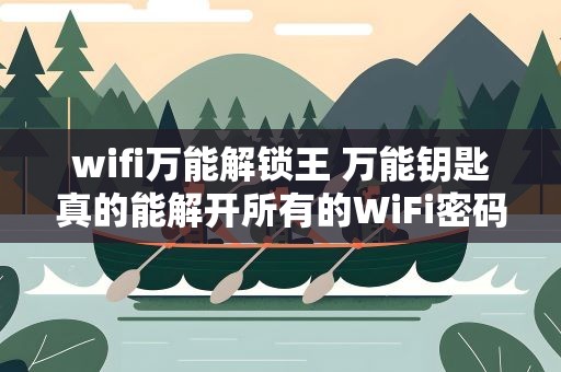 wifi万能解锁王 万能钥匙真的能解开所有的WiFi密码么