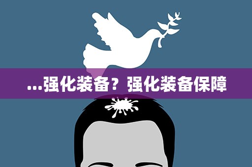 ...强化装备？强化装备保障
