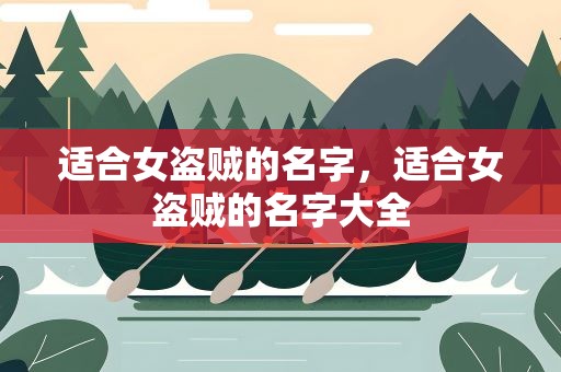 适合女盗贼的名字，适合女盗贼的名字大全