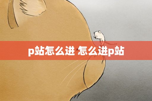 p站怎么进 怎么进p站