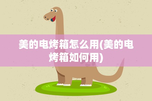 美的电烤箱怎么用(美的电烤箱如何用)