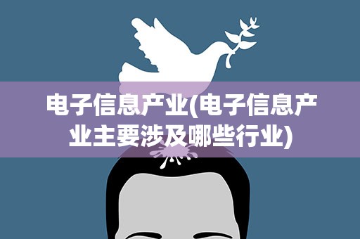 电子信息产业(电子信息产业主要涉及哪些行业)