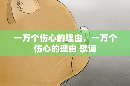 一万个伤心的理由，一万个伤心的理由 歌词