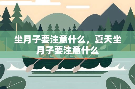 坐月子要注意什么，夏天坐月子要注意什么