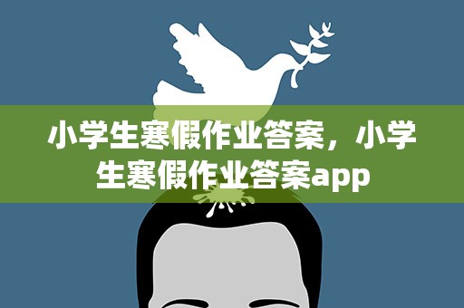 小学生寒假作业答案，小学生寒假作业答案app