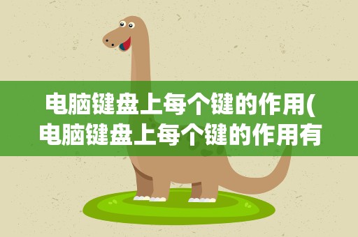 电脑键盘上每个键的作用(电脑键盘上每个键的作用有哪些)