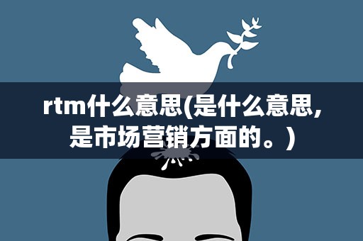 rtm什么意思(是什么意思,是市场营销方面的。)