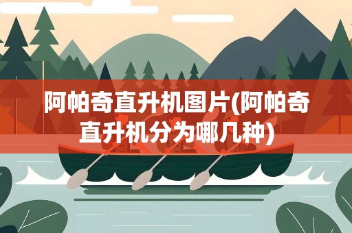 阿帕奇直升机图片(阿帕奇直升机分为哪几种)