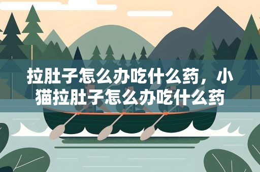 拉肚子怎么办吃什么药，小猫拉肚子怎么办吃什么药