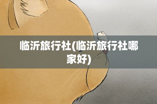 临沂旅行社(临沂旅行社哪家好)