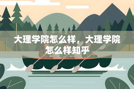 大理学院怎么样，大理学院怎么样知乎