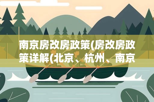 南京房改房政策(房改房政策详解(北京、杭州、南京))