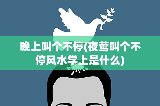 晚上叫个不停(夜莺叫个不停风水学上是什么)
