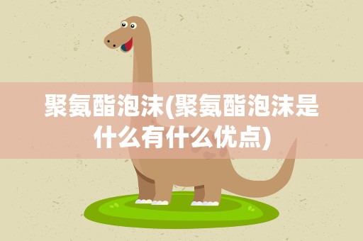 聚氨酯泡沫(聚氨酯泡沫是什么有什么优点)