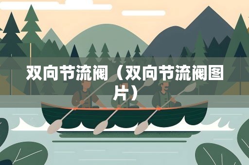 双向节流阀（双向节流阀图片）