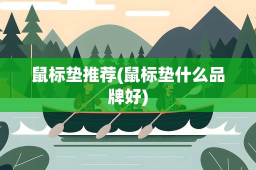 鼠标垫推荐(鼠标垫什么品牌好)