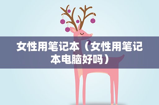 女性用笔记本（女性用笔记本电脑好吗）