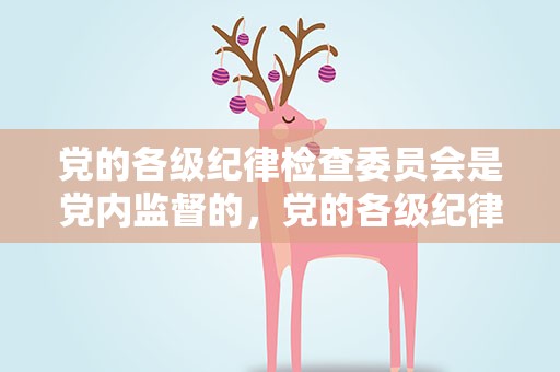 党的各级纪律检查委员会是党内监督的，党的各级纪律检查委员会是党内监督对象