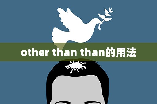other than than的用法