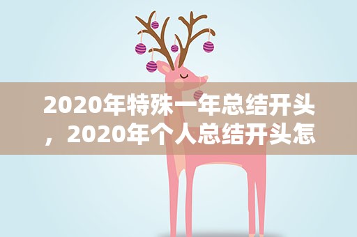 2020年特殊一年总结开头，2020年个人总结开头怎么写