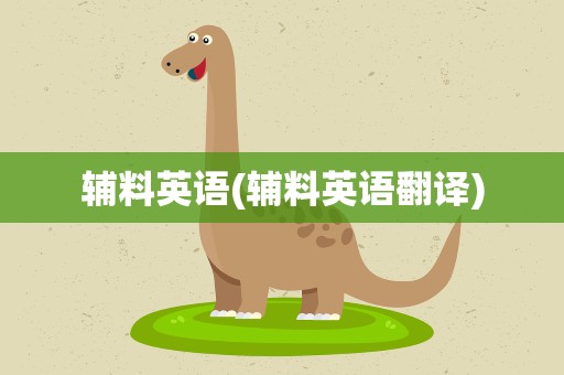 辅料英语(辅料英语翻译)