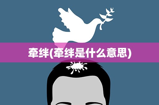 牵绊(牵绊是什么意思)