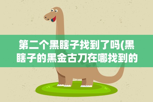 第二个黑瞎子找到了吗(黑瞎子的黑金古刀在哪找到的)