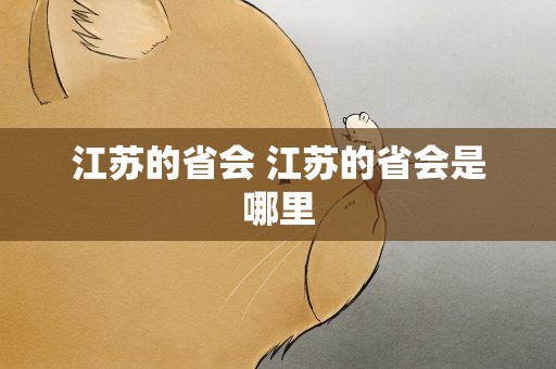 江苏的省会 江苏的省会是哪里