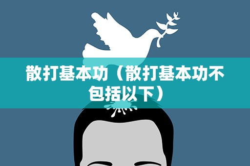 散打基本功（散打基本功不包括以下）