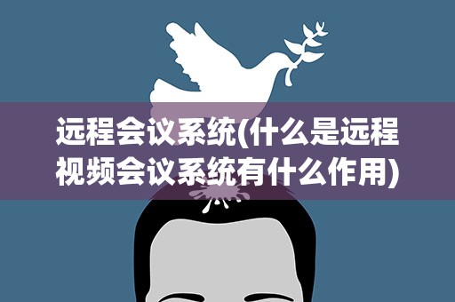 远程会议系统(什么是远程视频会议系统有什么作用)