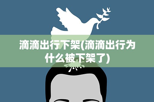 滴滴出行下架(滴滴出行为什么被下架了)