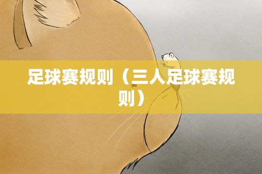 足球赛规则（三人足球赛规则）