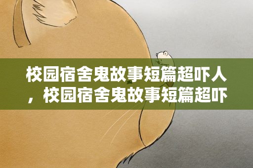 校园宿舍鬼故事短篇超吓人，校园宿舍鬼故事短篇超吓人视频