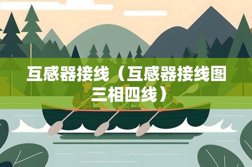 互感器接线（互感器接线图 三相四线）