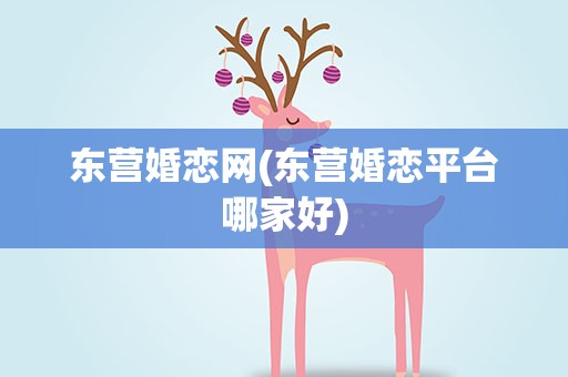 东营婚恋网(东营婚恋平台哪家好)