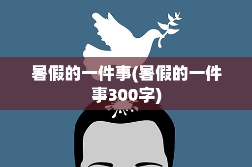 暑假的一件事(暑假的一件事300字)