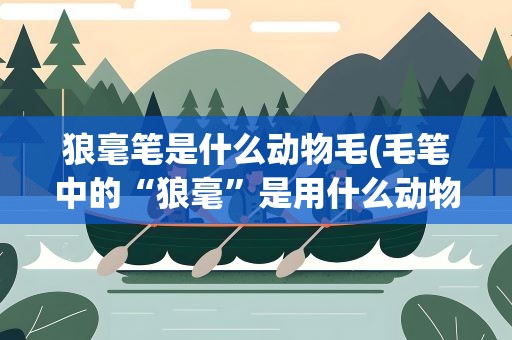 狼毫笔是什么动物毛(毛笔中的“狼毫”是用什么动物毛制成的)