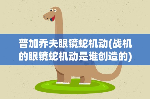 普加乔夫眼镜蛇机动(战机的眼镜蛇机动是谁创造的)
