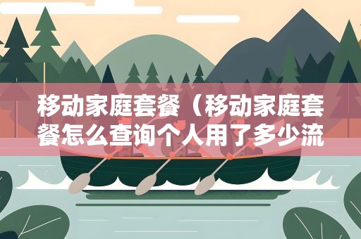 移动家庭套餐（移动家庭套餐怎么查询个人用了多少流量）