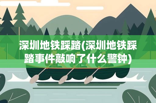 深圳地铁踩踏(深圳地铁踩踏事件敲响了什么警钟)
